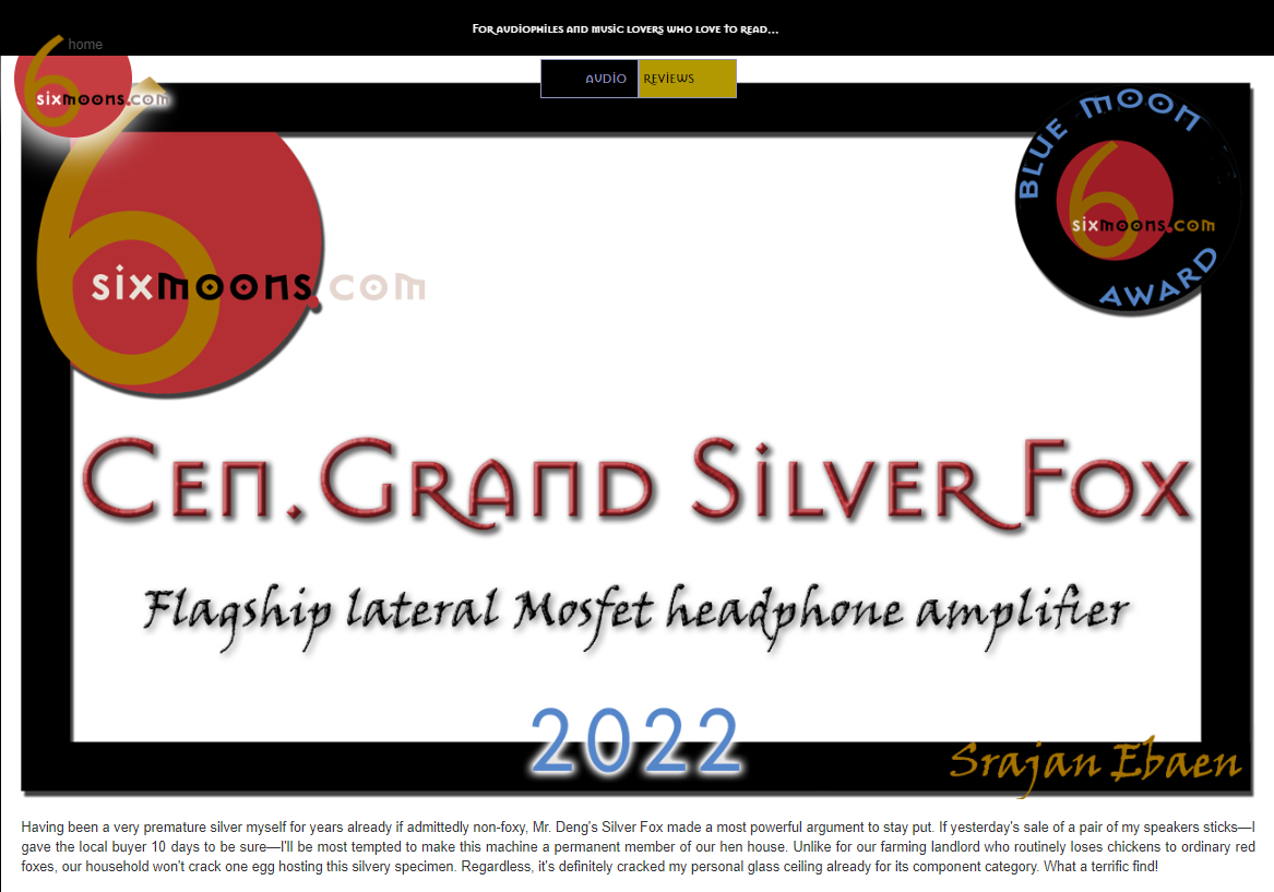 9i-906 "Silver Fox"  , Test by 6moons.com